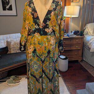 Anthropologie Summer maxi dress 8 petite